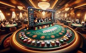 Live dealer studio setup for Gonzo's Quest on mega55 login, showing HD cameras and professional lighting